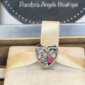 Pandora Retired Struck By Love Charm
